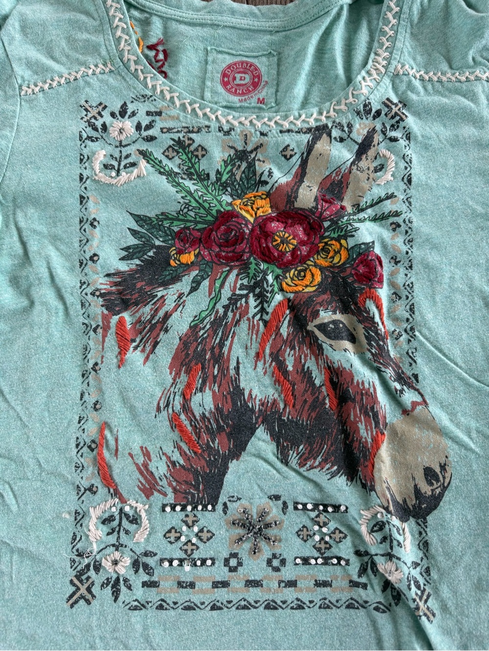 Double D Ranch donkey tee - Picture 4 of 5